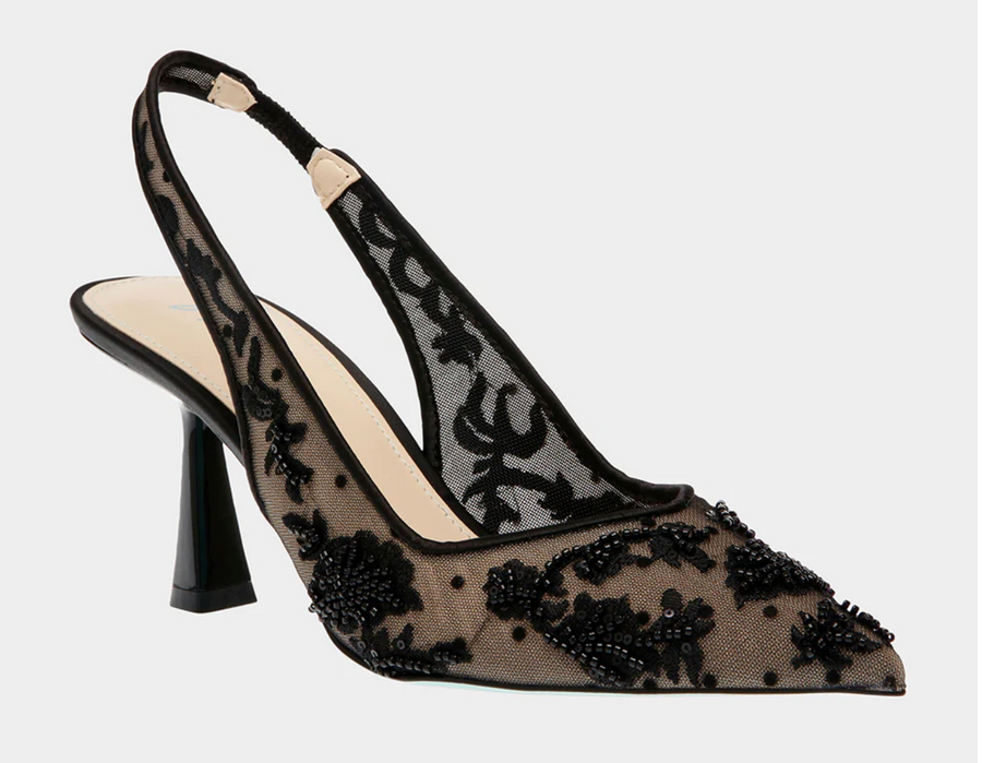 Betsey Johnson Nikki Black Heels Robin Boutique