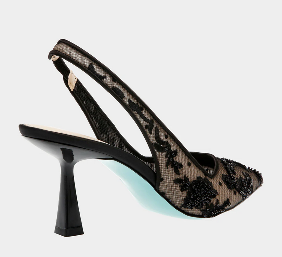 Betsey Johnson Nikki Black Heels Robin Boutique