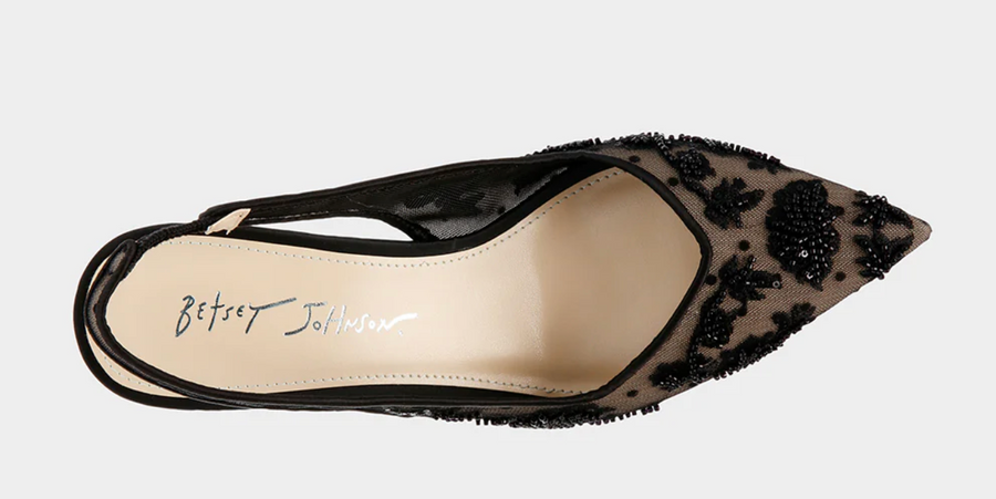 Betsey Johnson Nikki Black Heels Robin Boutique