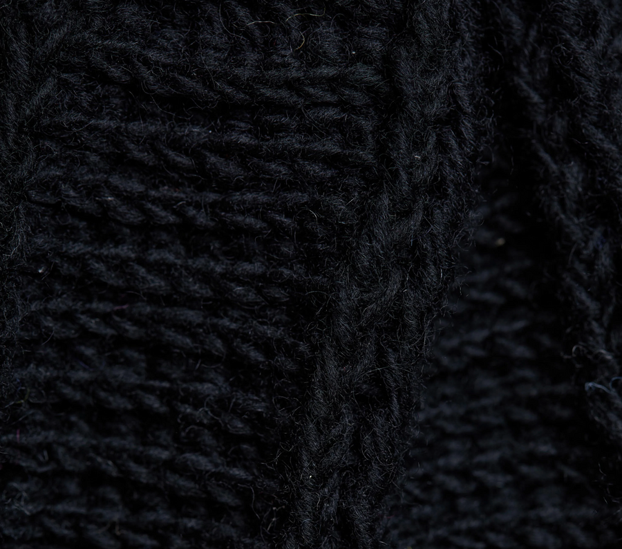 Brecken Noir Knit Pom Beanie By Many Hands Robin Boutique