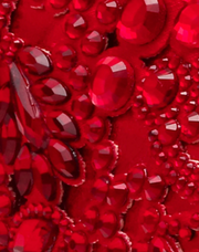 REILY Adult Red Rhinestone Platform Sneaker Shoes by Betsey Johnson