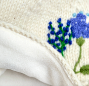 Theres Ecru Knit Beanie By Many Hands Robin Boutique