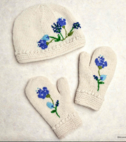 Theres Ecru Knit Beanie By Many Hands Robin Boutique