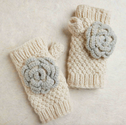 Chantilly Knit Handwarmers or Mittens By Many Hands