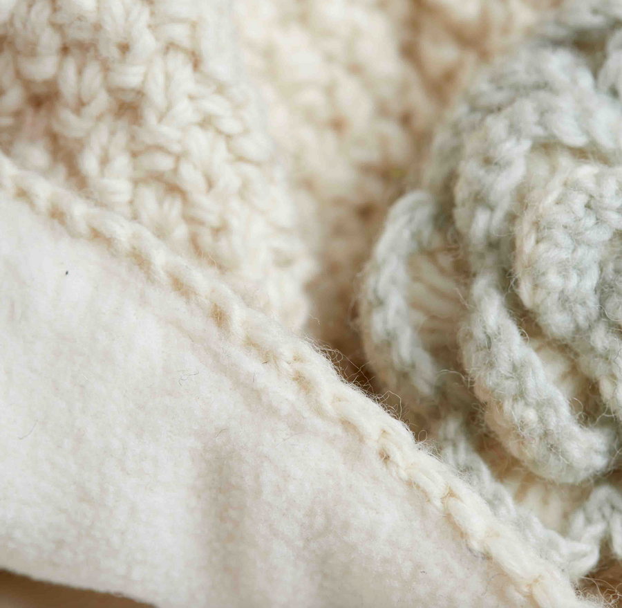 Chantilly Knit Handwarmers or Mittens By Many Hands