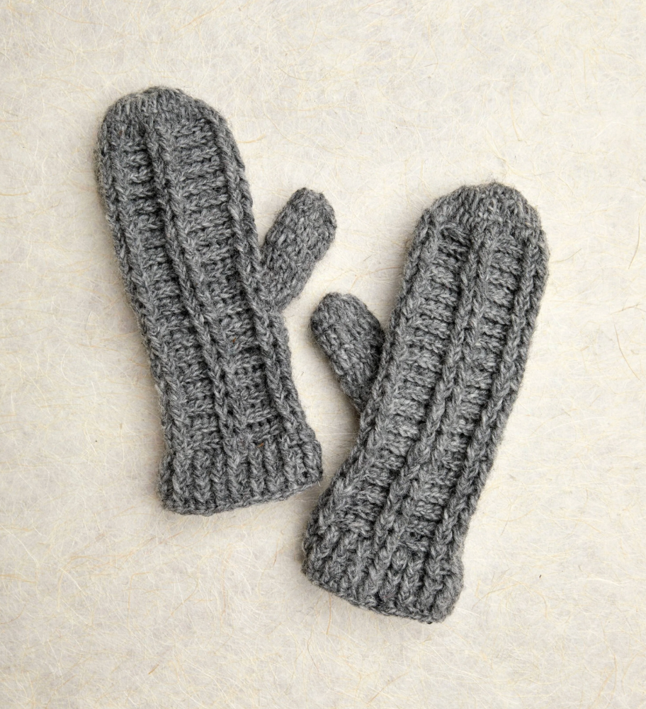 Brecken Knit Handwarmers or Mittens By Many Hands