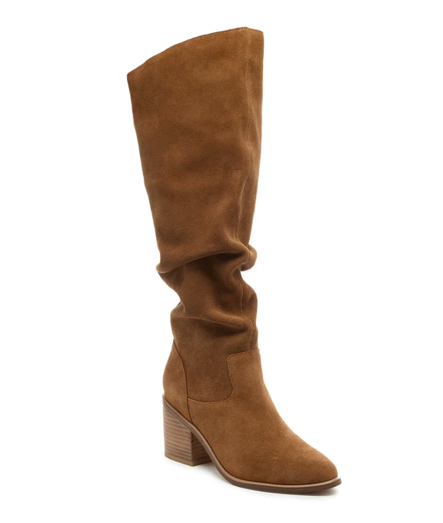 Kelsi Dagger Easton Honey Suede Slouchy Boots Robin Boutique