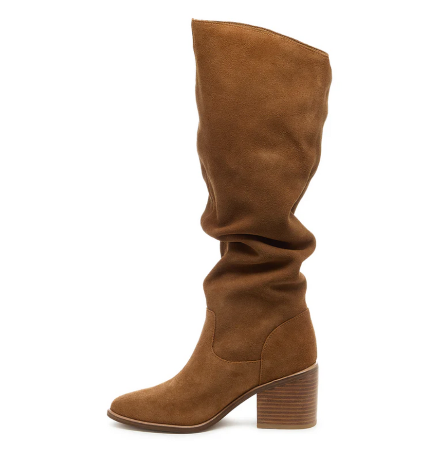 Kelsi Dagger Easton Honey Suede Slouchy Boots Robin Boutique