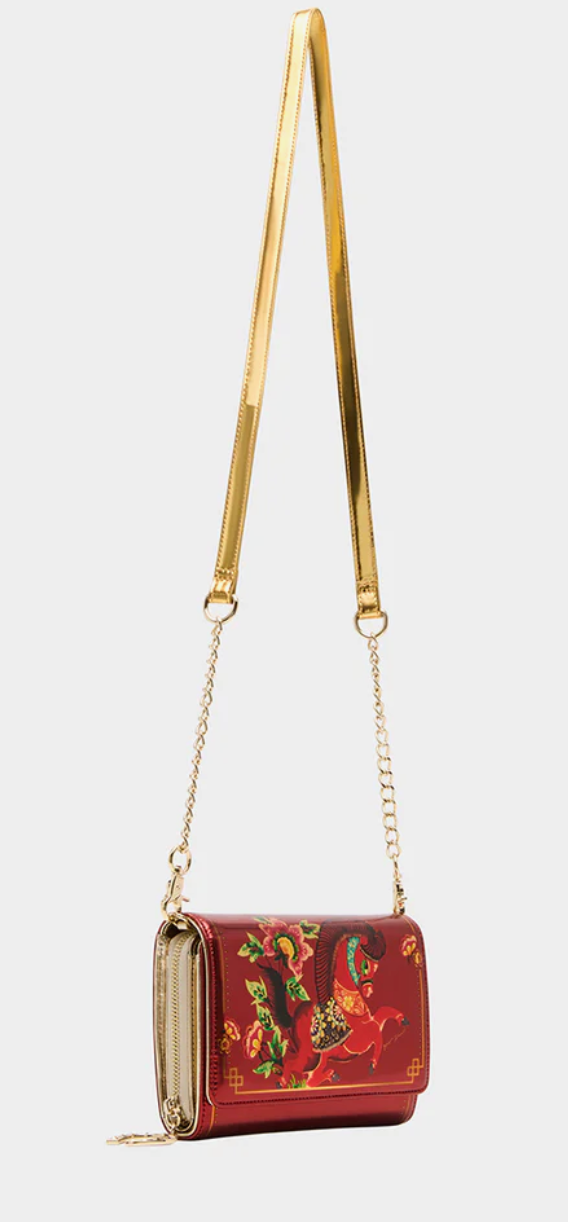 Chinese New Year Wallet On Chain Red By Betsey Johnson