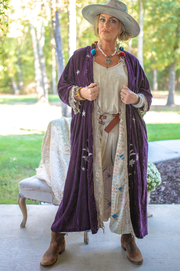 Moonlight Walk Velvet Duster by Jaded Gypsy