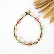 Crystal Flower Anklet