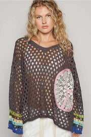 Peace Oversized Sweater