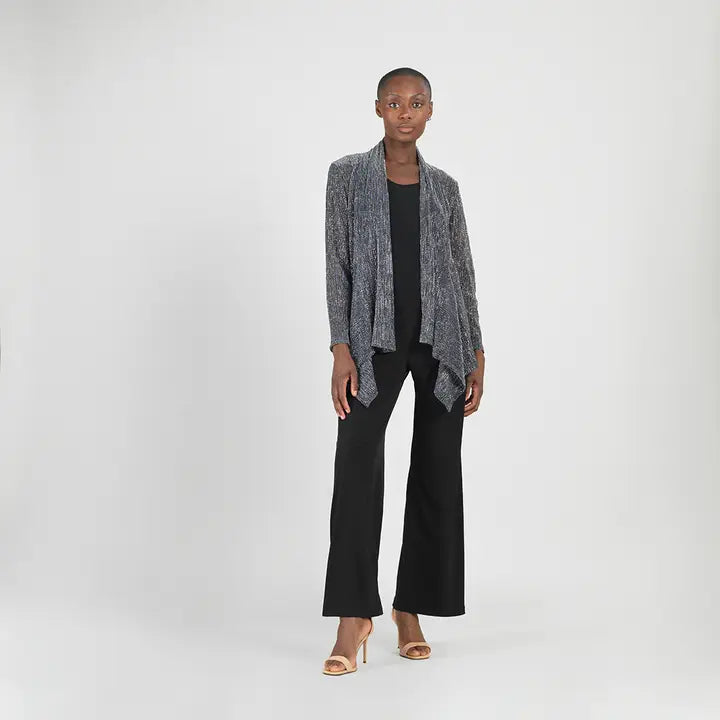 Shimmer Drape Cardigan by Clara Sunwoo