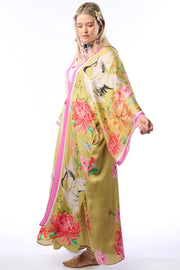 Legend Of The Crane Kimono by Aratta
