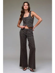 Cheetah Happi Jean by Hidden Jeans