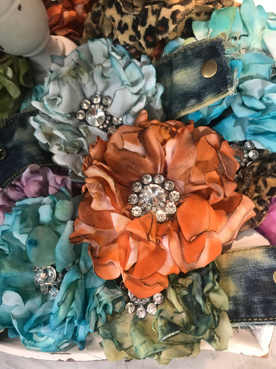 Pumpkin Teakwood Earrings