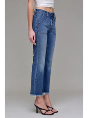 Happi Cargo Cropped Flare by Hidden Jeans