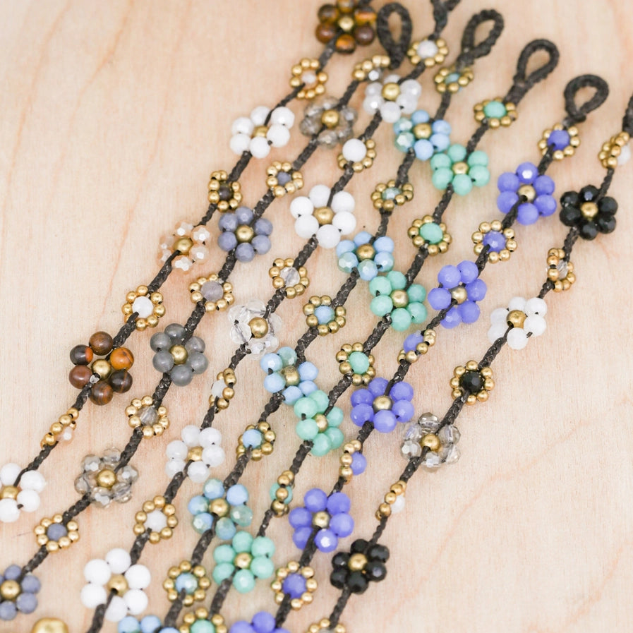Crystal Flower Bracelet