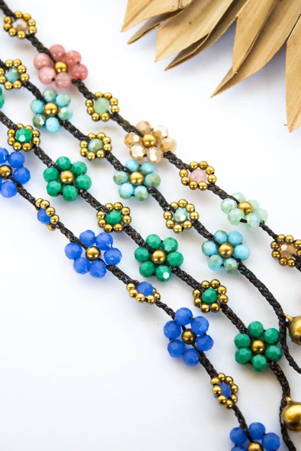 Crystal Flower Bracelet