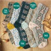 Haden Floral Socks Robin Boutique