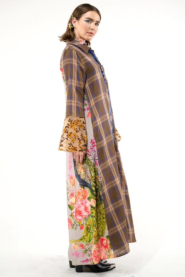 Anna Button Shirt Dress/Duster by Aratta