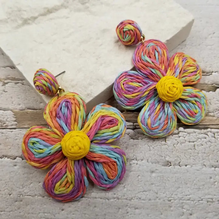 Ratan Wild Rose Earrings