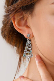 RHINESTONE CHRISTMAS TREE EARRINGS Robin Boutique
