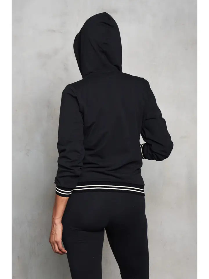 French Terry Embroidered Hoodie by Paparazzi