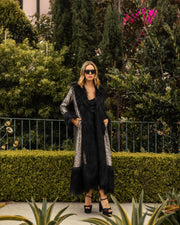 Penny Deluxe Gunmetal Faux Fur Jacket Robin Boutique