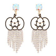 Halloween Crystal Tassel Earrings Robin Boutique