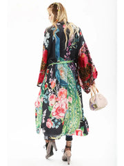 Sweet Fantasy Kimono in Night Peacock by Aratta