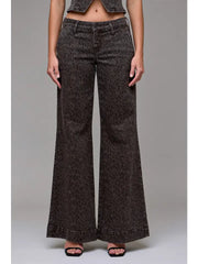 Cheetah Happi Jean by Hidden Jeans