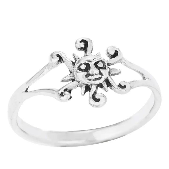 Swirly Sun Stacking Ring