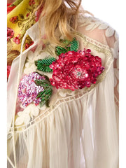 Amora Embellished Chiffon Top by Aratta