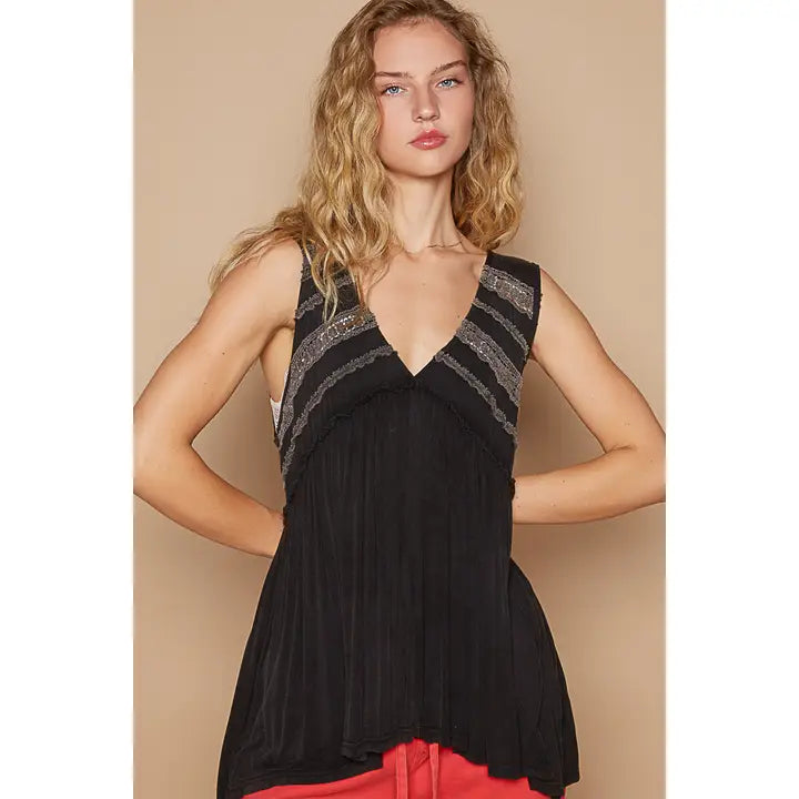 Sleeveless Empress Top