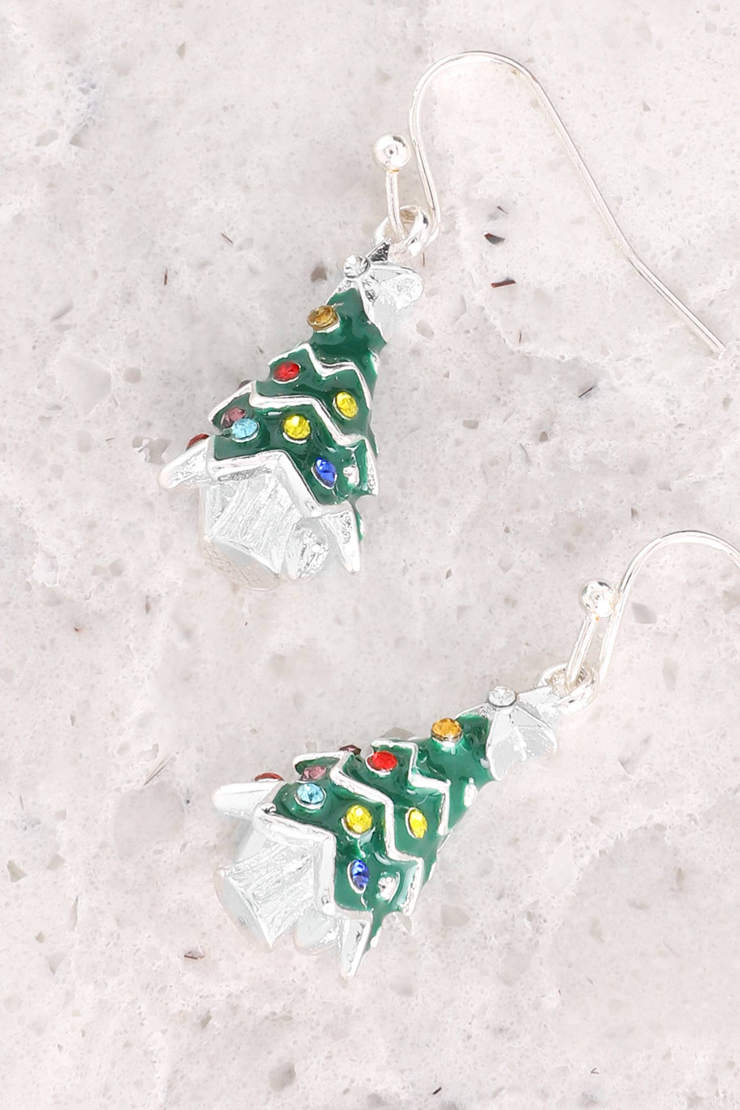 Christmas Tree Dangle Earrings Robin Boutique