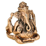 Ganesh Ring in Copper