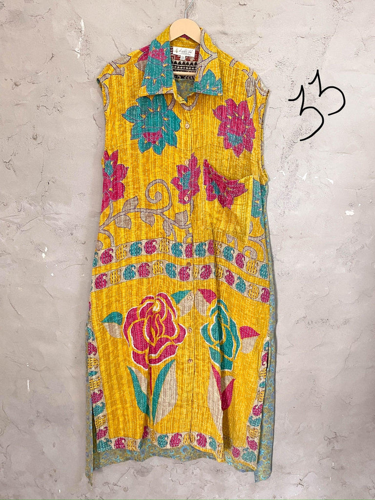 Good Vibes Duster by Kantha Bae - Robin Boutique-Boutique 