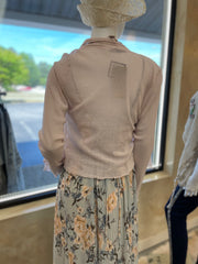 Open Front Cotton Cardigan 1387388 - Robin Boutique-Boutique 