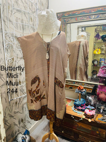 Butterfly Midi Muu by Kantha Bae One Size - Robin Boutique-Boutique 