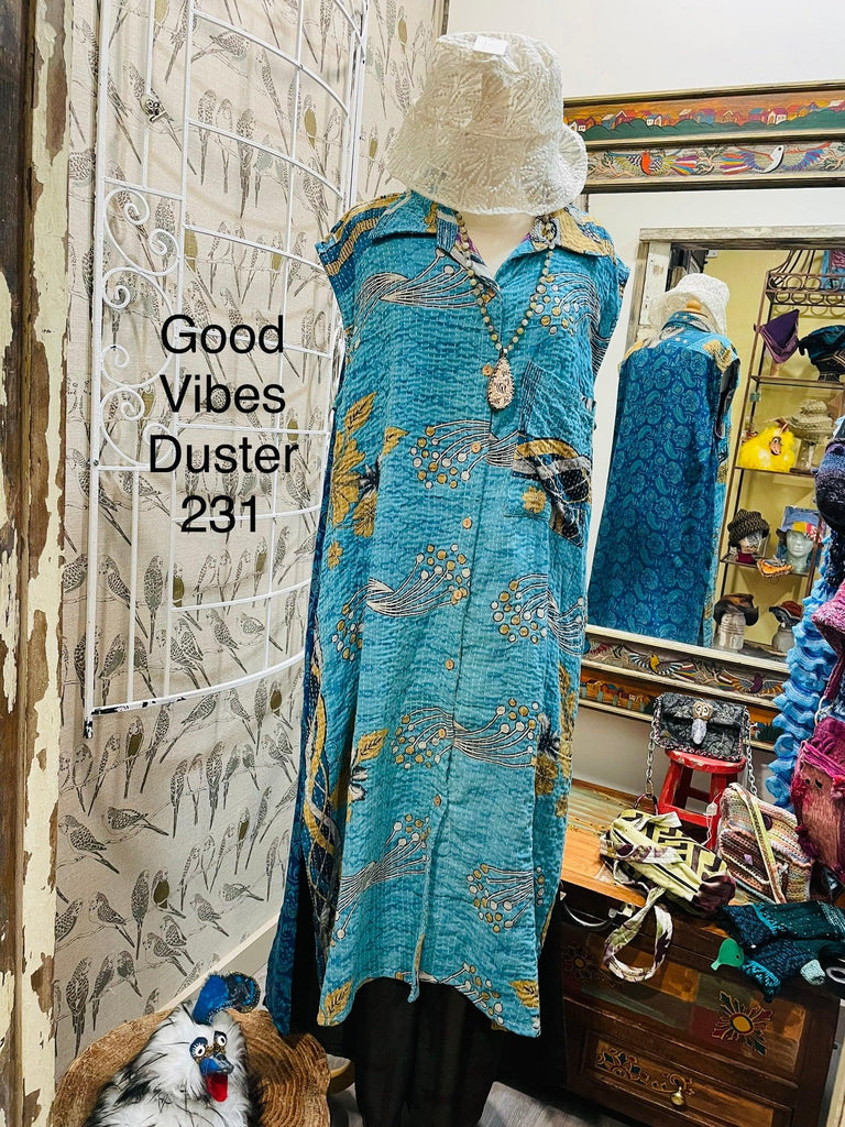 Good Vibes Duster by Kantha Bae - Robin Boutique-Boutique 