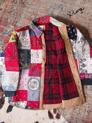 Bandana Patchwork Jacket by the Morgan Factory - Robin Boutique-Boutique 