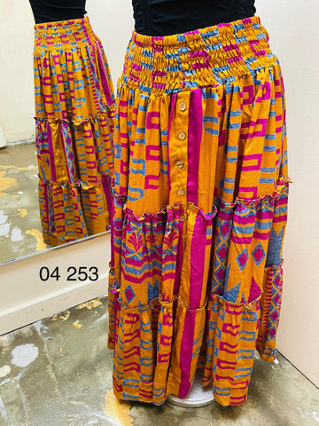 Monarch Maxi Skirt by Kantha Bae One Size - Robin Boutique-Boutique 