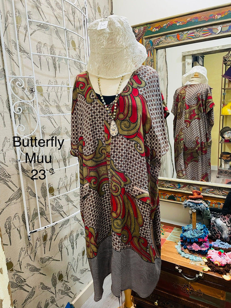 Butterfly Midi Muu by Kantha Bae One Size - Robin Boutique-Boutique 