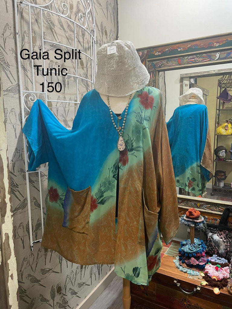 Gaia Split Tunic by Kantha Bae One Size - Robin Boutique-Boutique 