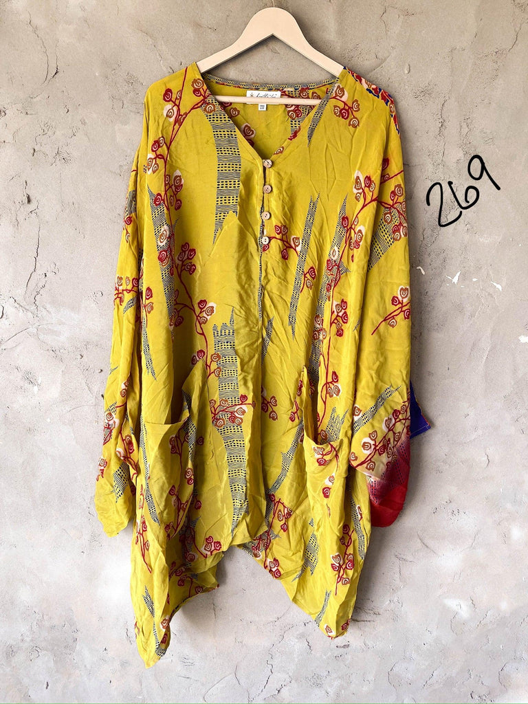 Gaia Split Tunic by Kantha Bae One Size - Robin Boutique-Boutique 