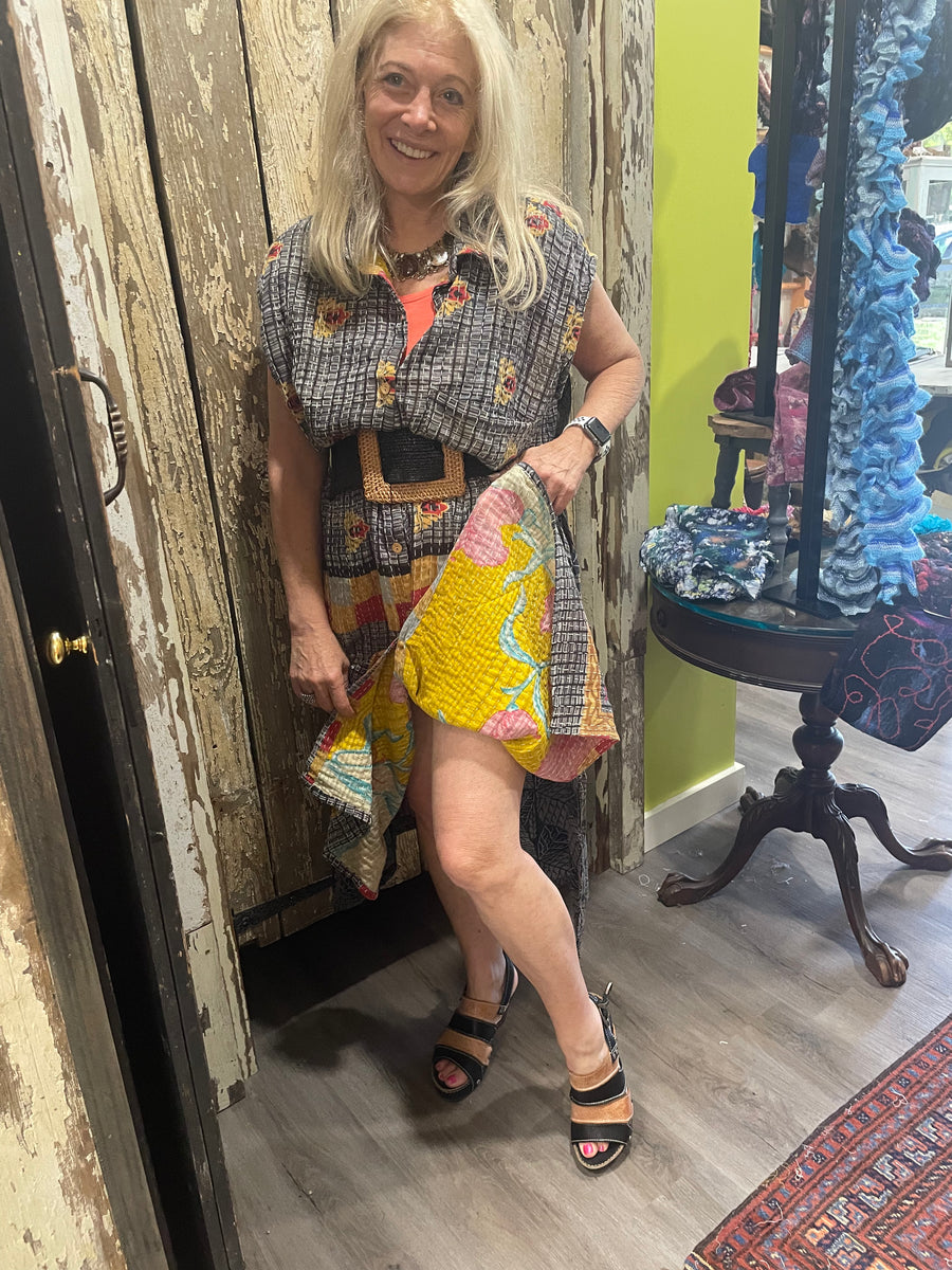 Good Vibes Duster by Kantha Bae - Robin Boutique-Boutique 