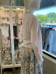 Open Front Cotton Cardigan 1387388 - Robin Boutique-Boutique 