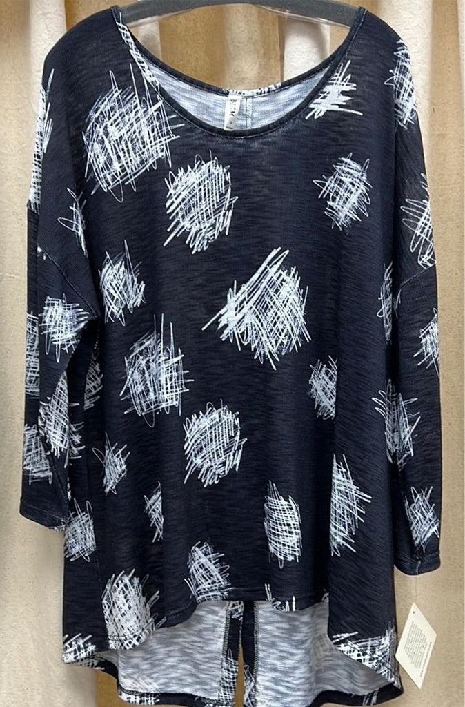 Cubism squiggle top 311-1150X - Robin Boutique-Boutique 