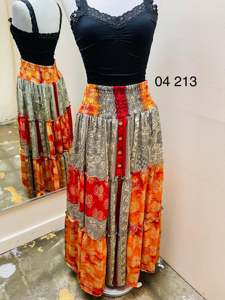 Monarch Maxi Skirt by Kantha Bae One Size - Robin Boutique-Boutique 